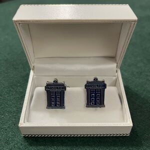 Blue Police Box Cufflinks- Gift box included!